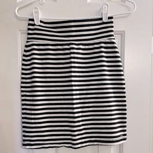 Victoria’s Secret PINK Striped Body Con Skirt